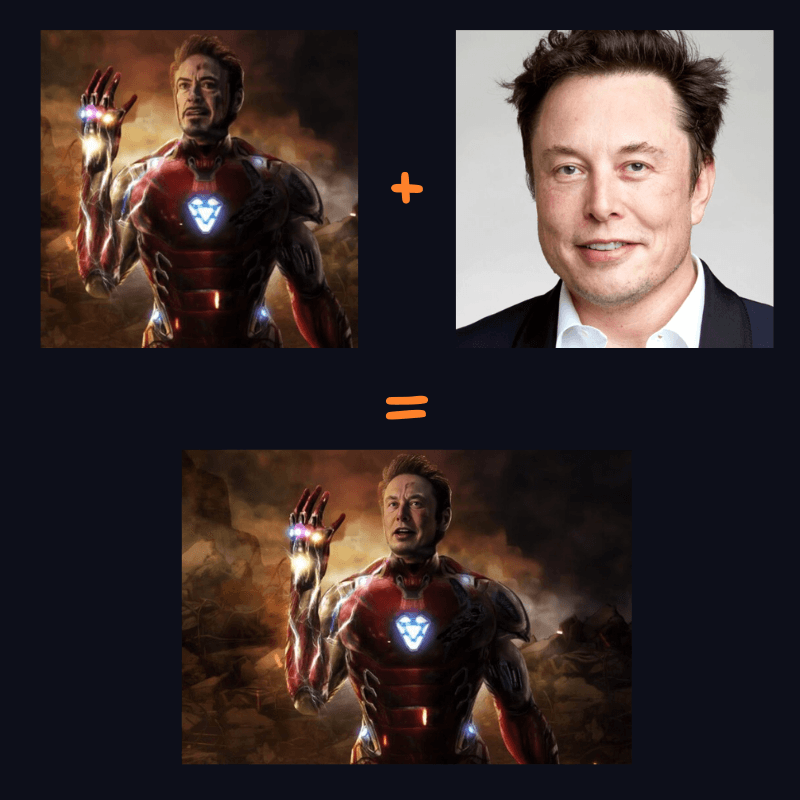 AI Face Swap Result Example